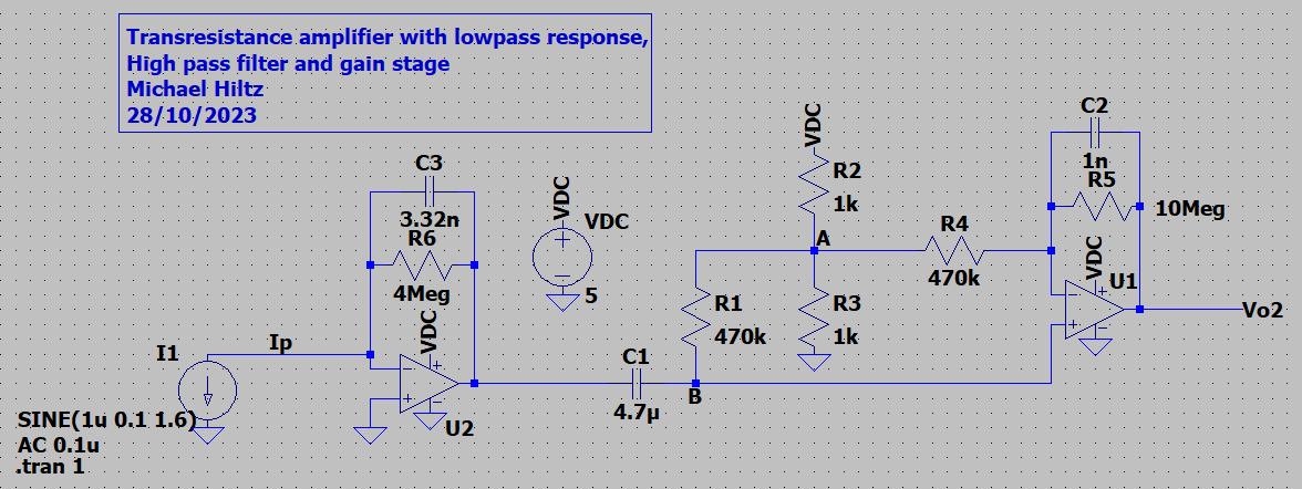 Signal Conditioning Circuit Diagram